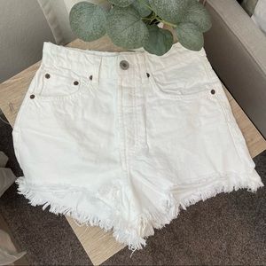 ZARA White Shorts